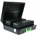 TURTLE 03-679299 20 capacity Data Cartridge Storage Case Black
