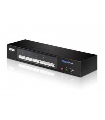 ATEN CM0264 2x4 DVI-HD Audio/Video Matrix KVMP™ Switch