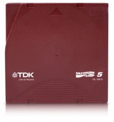 TDK 61857 LTO-5 Backup Tape Cartridge (1.5TB/3.0TB) Retail Pack