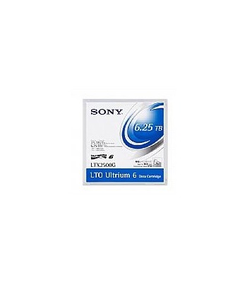 Sony LTX2500G LTO Ultrium 6 Tape Cartridge - 2.5TB/6.25TB (Metal Particle)