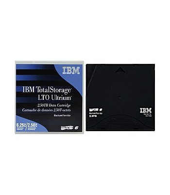 IBM 00V7590 LTO Ultrium 6 Tape Cartridge - 2.5TB/6.25TB (BaFe)