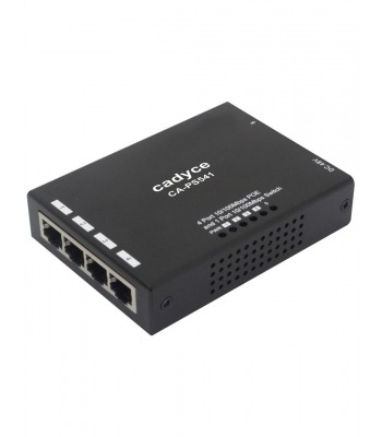 Cadyce CA-PS541 5 Port 10/100Mbps  Switch with 4 PoE Ports