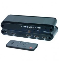 NTI SE-HD-3-LC HDMI 3 Port Switch 3x1 HDMI Switcher