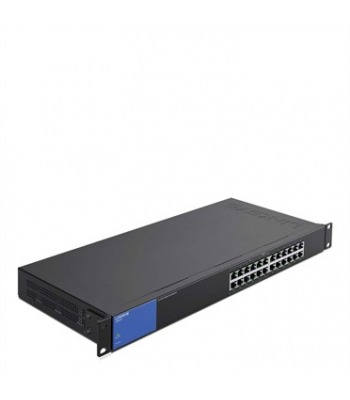 Linksys LGS124P-AP 24-Port Rackmount Business Gigabit PoE+ Switch