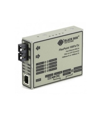 Black Box LMC100A-SMSC-R3 FlexPoint Modular Media Converter