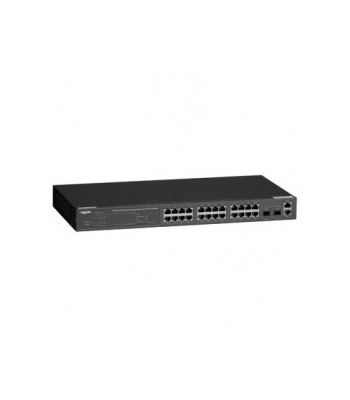 Black Box LPB201A PoE L2 Managed 10/100 Switch with (2) Dual-Media SFP Ports