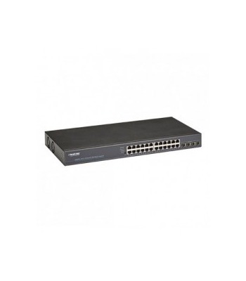 Black Box LPB5028A Gigabit PoE+ Ethernet Managed Switch Eco with 10G uplink, 28 Port