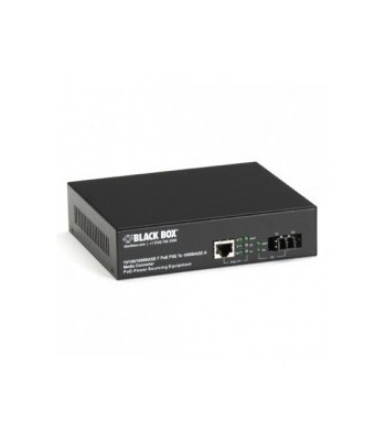 Black Box LPS500A-MM-LC PoE PSE Gigabit Media Converter