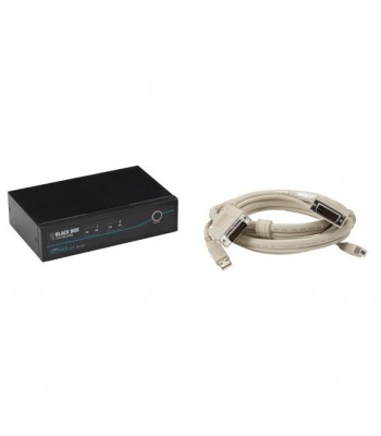 Black Box KV9612A-K ServSwitch DT DVI 2-Port with Emulated USB Keyboard/Mouse Kit