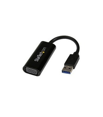 StarTech USB32VGAES Slim USB 3.0 to VGA External Video Card Multi Monitor Adapter