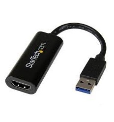 Startech USB32HDES Slim USB 3.0 to HDMI External Video Card Multi Monitor Adapter