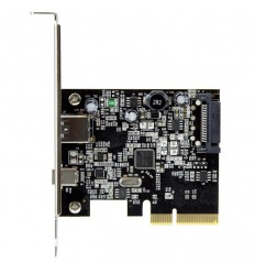 StarTech PEXUSB311AC2 Dual-Port USB 3.1 Card - 10Gbps per port - 1x USB-C, 1x USB-A - PCIe