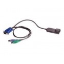 Avocent DSRIQ-PS2L Server interface module for VGA video, PS/2 keyboard and mouse, w/ 20 in PS/2 cables