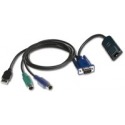 Avocent DSAVIQ-PS2M Virtual Media server interface module for VGA video, PS/2 keyboard and mouse, and PS/2 and USB cables